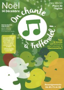 affiche concert noël 2018 à Treffendel