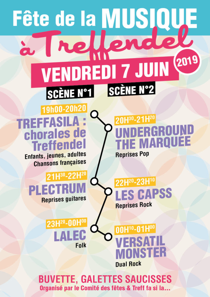 Affiche Fête de la musique Treffendel